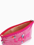 Косметичка на молнии, с ручкой, цвет малиновый 9815501