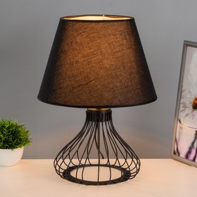 

Настольная лампа 16785/1 E27 40Вт черный 30х30х38 см