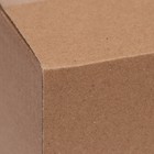 Коробка складная, бурая, 36 х 20 х 20 см - Фото 4
