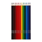 Карандаши цветные акварельные 12 цветов, «Гамма. Классические», с кистью, шестигранные, заточенные, картонная упаковка - Фото 2