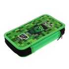 Пенал школьный, 2 секции, 12.5×20.5×4 см «Гейм пиксели» - Фото 2