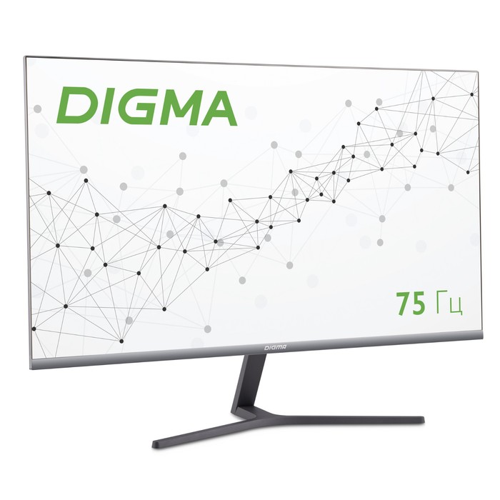 Монитор Digma  DM-MONB2704, 27", IPS, 1920x1080, 75 Гц, 5 мс, HDMI, DP, серый - фото 51312425