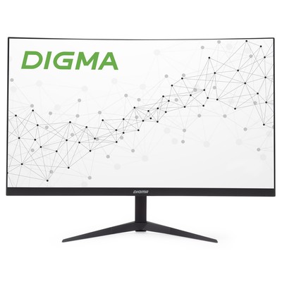 Монитор Digma  DM-MONG2450, 23.6", VA, 1920x1080, 165 Гц, 6 мс, HDMI, DP, изогнутый, черный