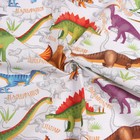 Пелёнка «Крошка Я. Динозавры», 70×120 см, бязь, хлопок 100% - Фото 4