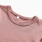 Лонгслив для девочек, цвет пудра, рост 86 см - фото 45456722