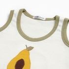 Комплект (майка/шорты) детский, цвет авокадо/полынь, рост 74 см - фото 24292118