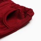 Комплект (майка/шорты) детский, цвет клубника/бордо, рост 80 см - фото 22497816