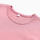 Комплект (футболка/велосипедки) для девочек, цвет пудровый, рост 80 см - Фото 7