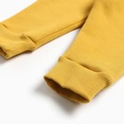 Комплект (кофточка/штанишки) детский НАЧЁС, цвет горчица, рост 68 см - Фото 3