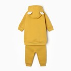 Комплект (кофточка/штанишки) детский НАЧЁС, цвет горчица, рост 80 см - Фото 2