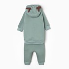 Комплект (кофточка/штанишки) детский НАЧЁС, цвет олива, рост 74 см - Фото 2