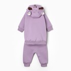 Комплект (кофточка/штанишки) детский НАЧЁС, цвет лаванда, рост 74 см - Фото 2