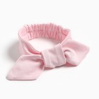 Повязка на голову для девочек, цвет розовый, рост 68 см - Фото 3