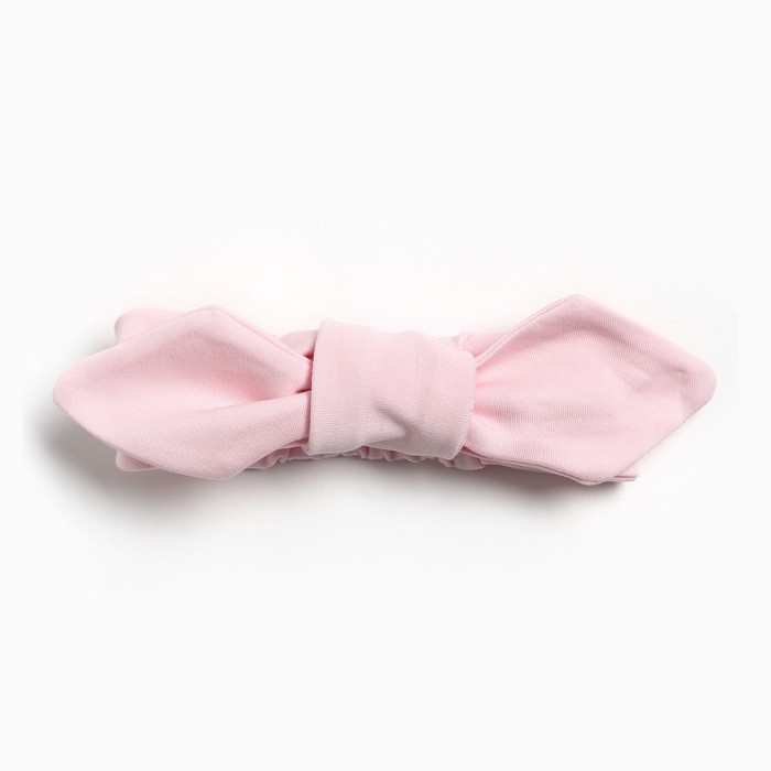 Повязка на голову для девочек, цвет розовый, рост 74 см - Фото 1