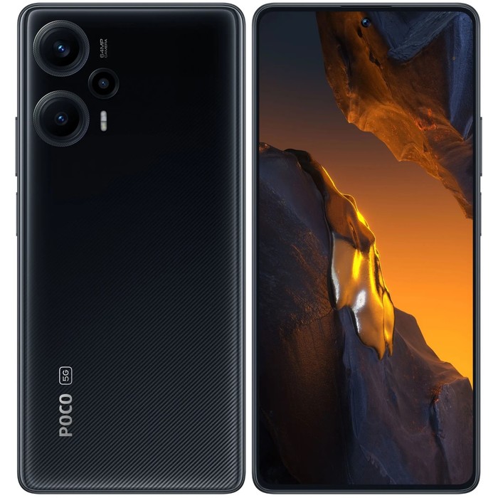 Смартфон Xiaomi POCO F5 RU, 6.67'', 12 Гб, 256 Гб, 64 Мп, 16 Мп, 5000 мАч, черный - Фото 1