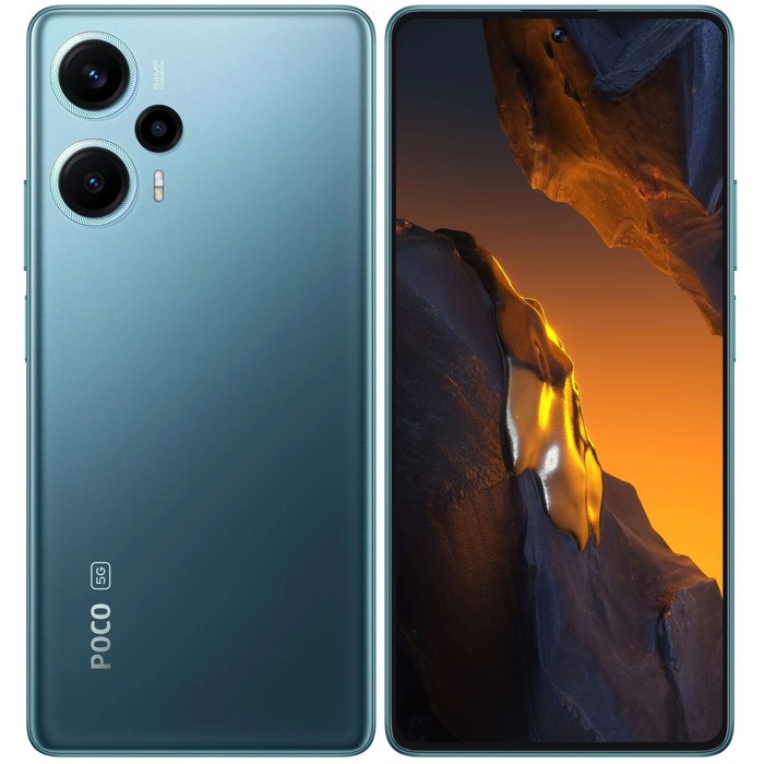 Смартфон Xiaomi POCO F5 RU, 6.67'', 12 Гб, 256 Гб, 64 Мп, 16 Мп, 5000 мАч, синий - Фото 1