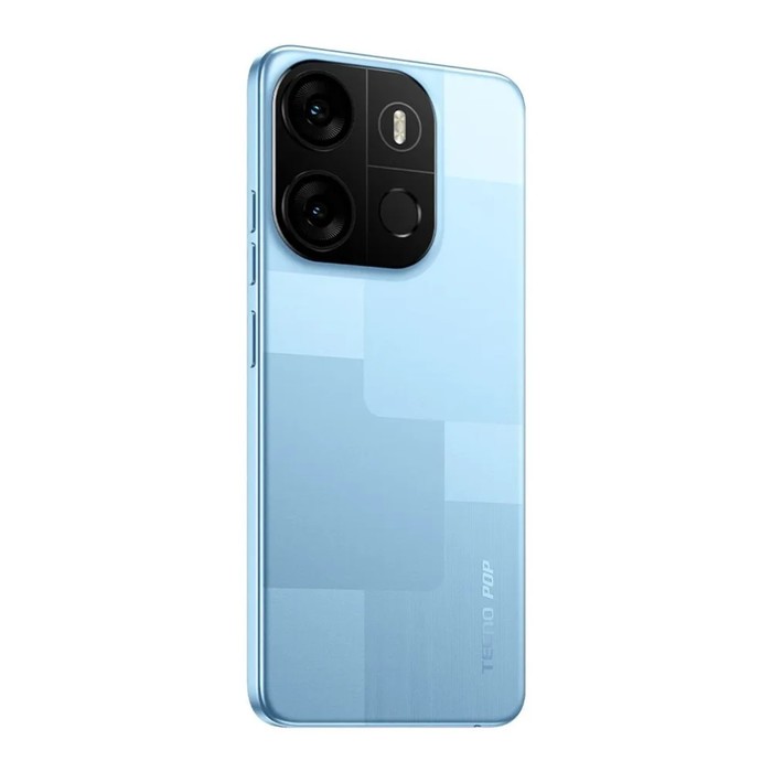 Смартфон Tecno POP 7, 6.6", IPS, 2 Гб, 64 Гб, 8 Мп, 5 Мп, 2 sim, 5000 мАч, синий - фото 51329120