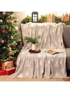 Плед Экономь и Я "Ёлочки" 75*100 см, пл.160 г/м2, 100% п/э - фото 35197398