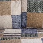 Постельное бельё 2 сп Экономь и Я «Лоскутное полотно», 173х215см, 175х214см, 50х70см-2шт, 60г/м2, микрофибра - фото 25305534