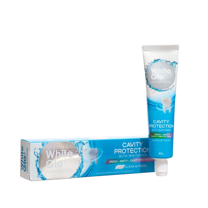 Зубная паста White Glo,отбеливающая защита от кариеса, 80 г