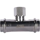 Тройник-переходник ROMMER RSS-0015-002812, ВПр-ВР, d=28 мм x 1/2", пресс, нержавеющая сталь - Фото 2