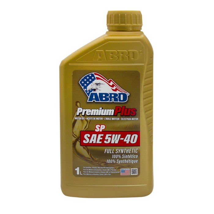 Масло моторное ABRO PREMIUM 5W-40 SP, синтетическое, 1 л