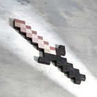 Сувенир деревянный "Нож", 20 см, пиксельный, с чёрной ручкой МИКС - Фото 2