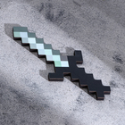 Сувенир деревянный "Нож", 20 см, пиксельный, с чёрной ручкой МИКС - Фото 4