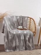 Плед флисовый новогодний «Экономь и Я. Ёлочки», 150×130 см, пл.160 г/м² - Фото 6