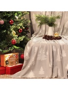 Плед флисовый новогодний «Экономь и Я. Ёлочки», 150×200 см, пл. 160 г/м² - Фото 5