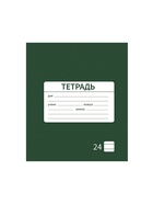 Тетрадь 24 листа в линейку Calligrata «Однотонная Школьная. Эконом», обложка мелованная бумага, серые листы, МИКС - Фото 6