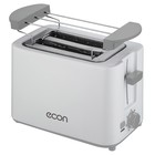 Тостер econ ECO-249TS, 700 Вт, 7 режимов, 2 тоста, бело-серый - Фото 2