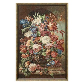 Гобеленовая картина "Фламандский букет" 55х85 см