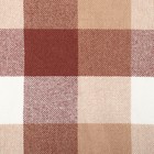 Плед с бахромой Vladi «Пикник», 140×200 см, белый, бежевый, коричневый - фото 51759274