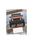 Тетрадь 12 листов в линейку, Calligrata «Внедорожник», серые листы, МИКС (комплект 20 шт) - фото 57977688