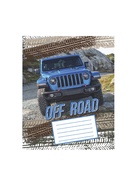 Тетрадь 12 листов в линейку, Calligrata «Внедорожник», серые листы, МИКС (комплект 20 шт) - фото 57977690