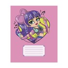 Тетрадь 12 листов в узкую линию Calligrata "Модница", обложка мелованная бумага, ВД-лак, блок офсет, белизна 95%, МИКС (комплект 5 шт) - фото 24551376