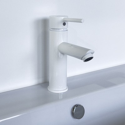 Смеситель для раковины Comforty FC018A-CKBT, картридж 35 мм, цвет белый
