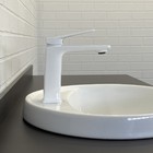 Смеситель для раковины Comforty FC071A-CKBT, картридж 35 мм, цвет белый - Фото 3