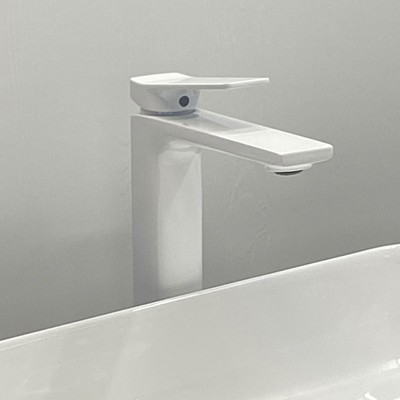 Смеситель для раковины Comforty FC071B-CKBT, картридж 35 мм, цвет белый
