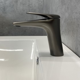 Смеситель для раковины Comforty FC074A-CGT, картридж 35 мм, цвет графит