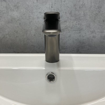 Смеситель для раковины Comforty FC074A-CGT, картридж 35 мм, цвет графит