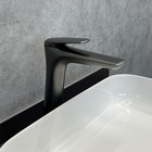 Смеситель для раковины Comforty FC074B-CGT, картридж 35 мм, цвет графит - Фото 2