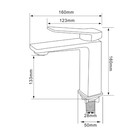 Смеситель для раковины Comforty FC071A-CCT, картридж 35 мм, цвет хром - Фото 8