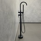 Смеситель напольный для ванны Comforty FE018M-CMT, цвет чёрный матовый - Фото 1