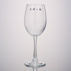 Бокал для вина с надписью Wine, 360 мл - Фото 4