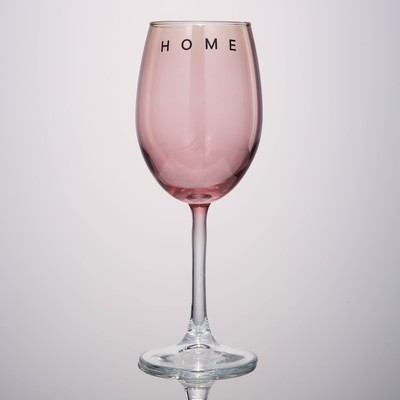 Бокал для вина Home, 360 мл, розовый