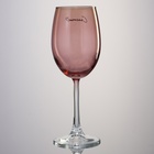 Бокал для вина «Счастье», 360 мл, розовый - Фото 3