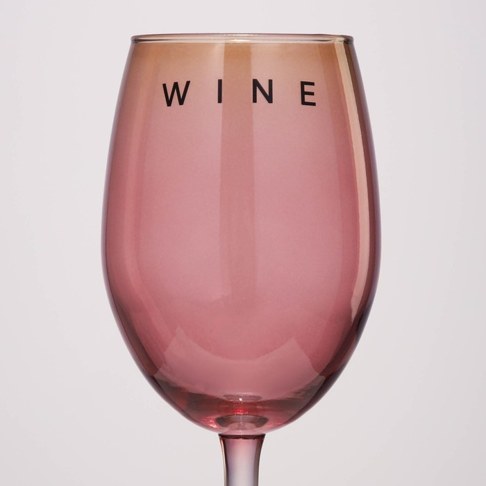 Бокал для вина «Wine», 360 мл, розовый