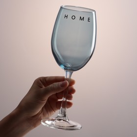 Бокал для вина «Home», 360 мл, синий